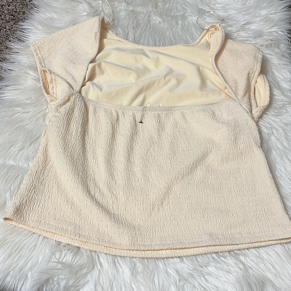 Astr Cream Textured Top - Picture 6 of 11